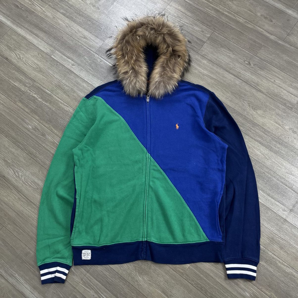 Polo Ralph Lauren 2000s Polo Ralph Lauren Fur ZipHoodie IfSixWasNine LGB Style Size US XL / EU 56 / 4 - 1 Thumbnail