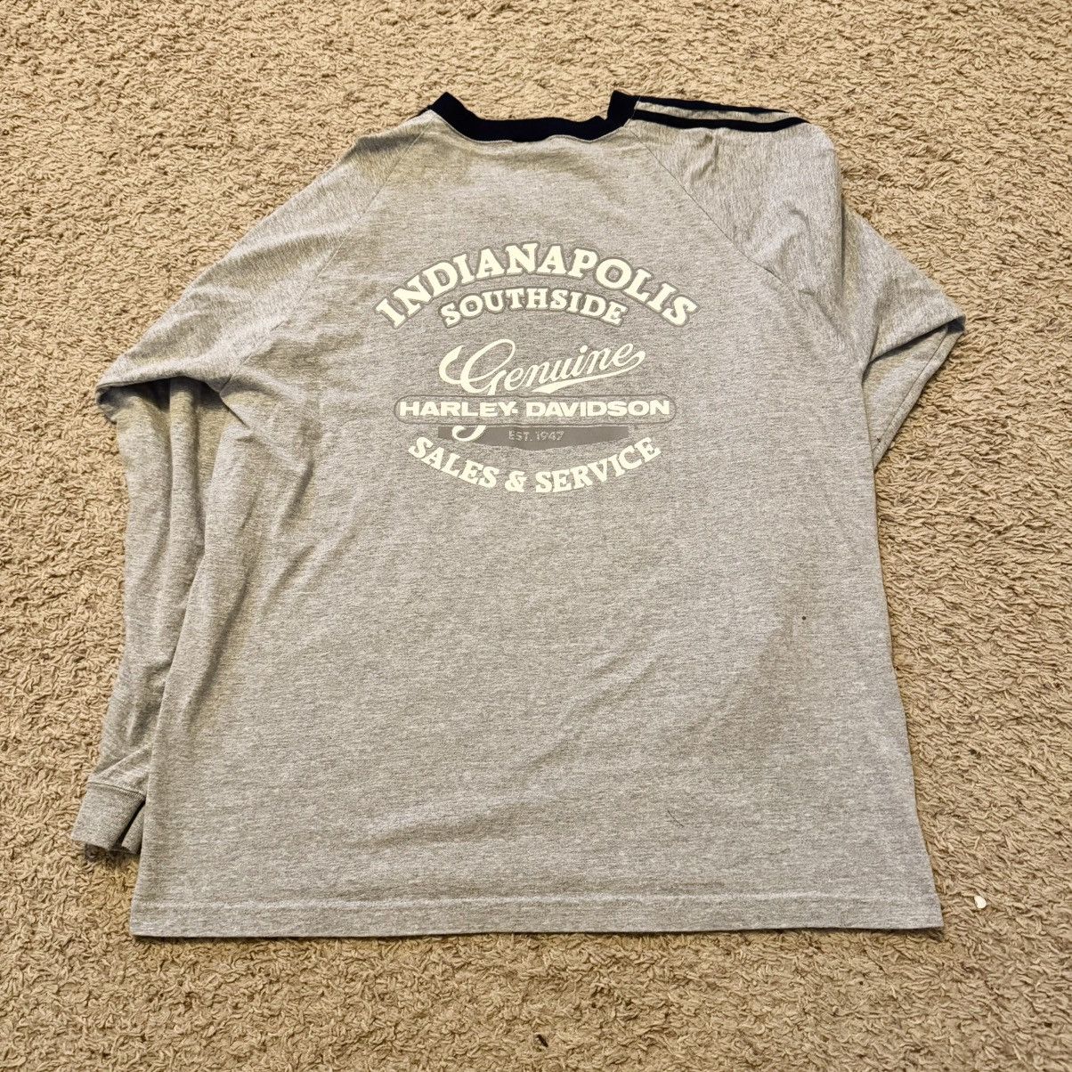 Harley Davidson × Vintage VINTAGE 1999 HARLEY DAVIDSON LONG SLEEVE TEE Size US XL / EU 56 / 4 - 5 Thumbnail