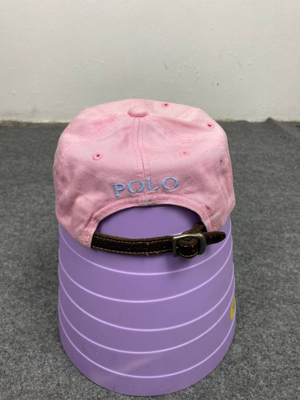 Polo Ralph Lauren vintage polo ralph lauren leather strap cap embroided logo Size ONE SIZE - 6 Thumbnail