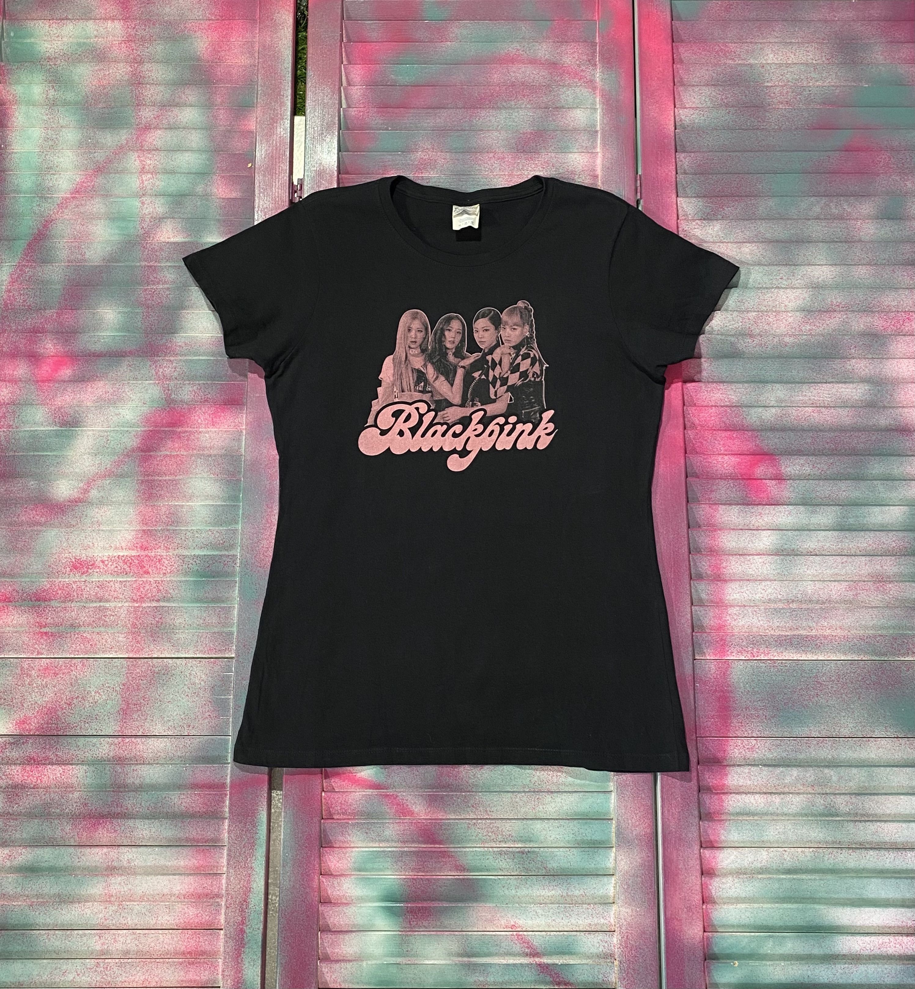 Band Tees Vintage Y2K Black Pink T-shirt Size M / US 6-8 / IT 42-44 - 1 Thumbnail