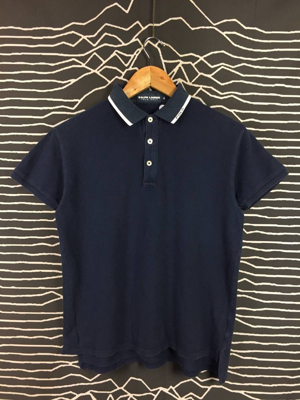 Ralph Lauren Vtg Ralph Lauren Polo Golf Trimmed Collar Polo Shirt Size US M / EU 48-50 / 2 - 1 Thumbnail
