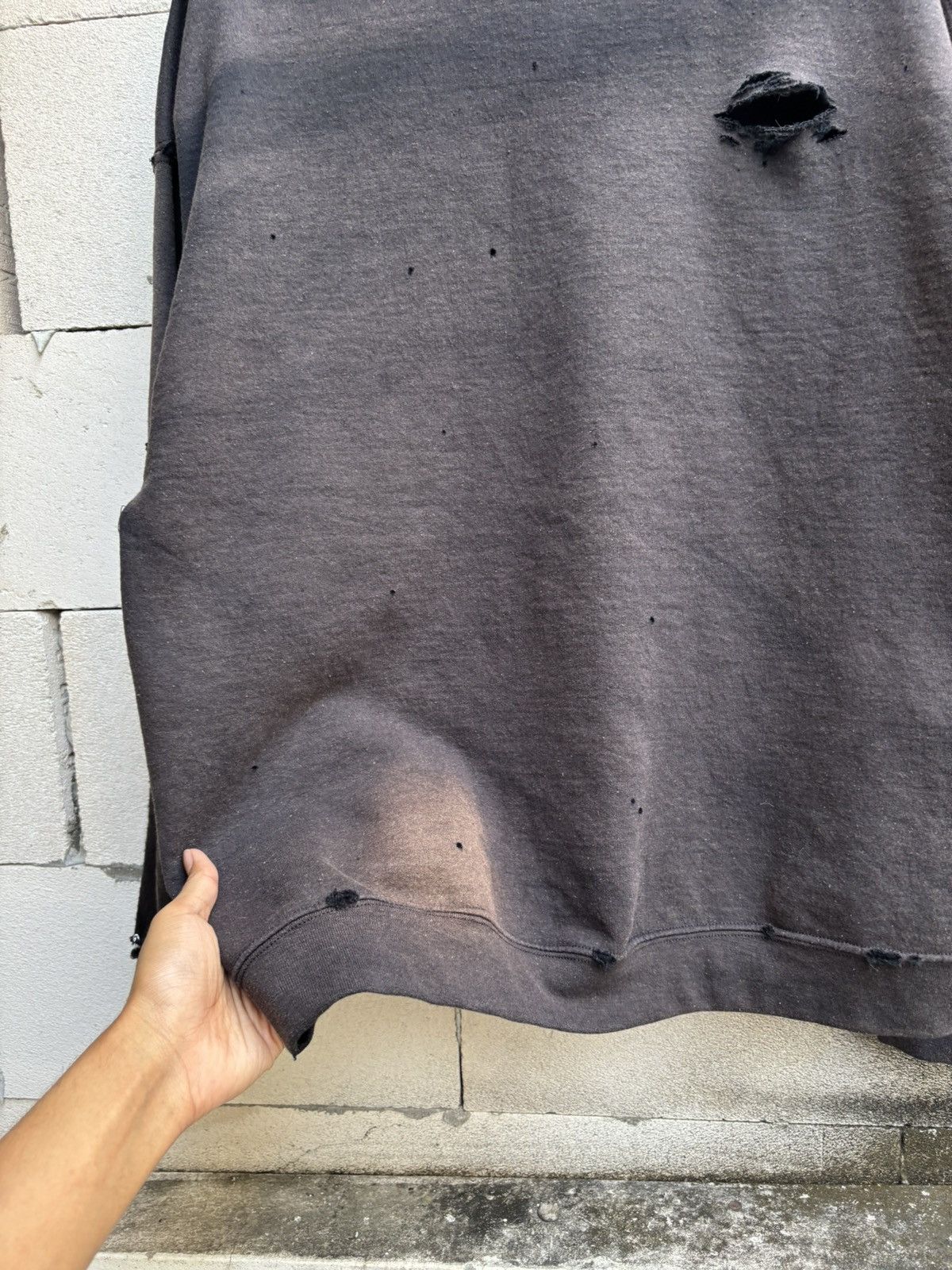 Vintage Thrashed Distressed Faded Sweatshirt ERD Grunge Size US L / EU 52-54 / 3 - 18 Thumbnail