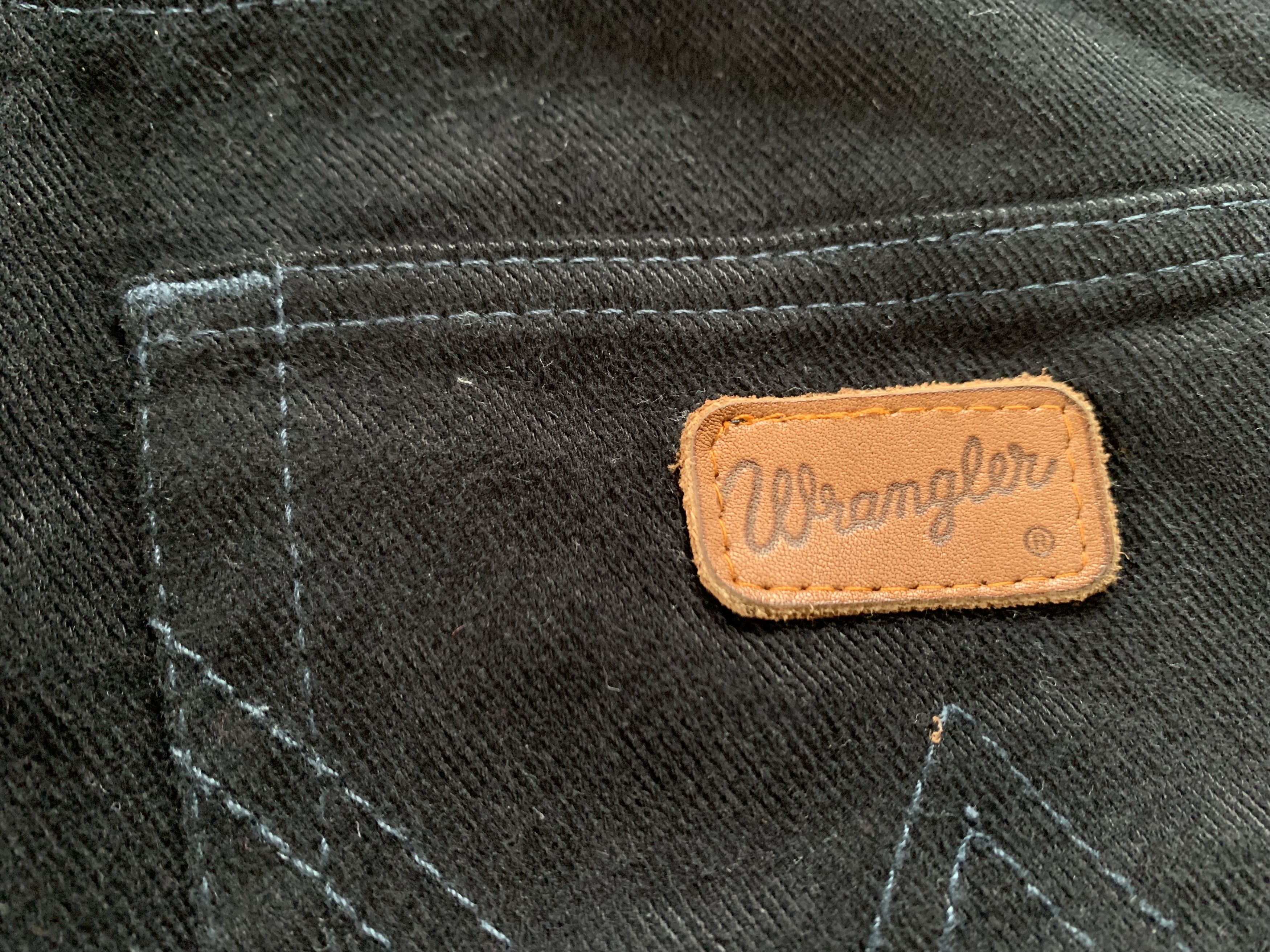 Denime × Vintage × Wrangler Wrangler Scarlet Vintage Black Jeans Size 29" - 8 Thumbnail