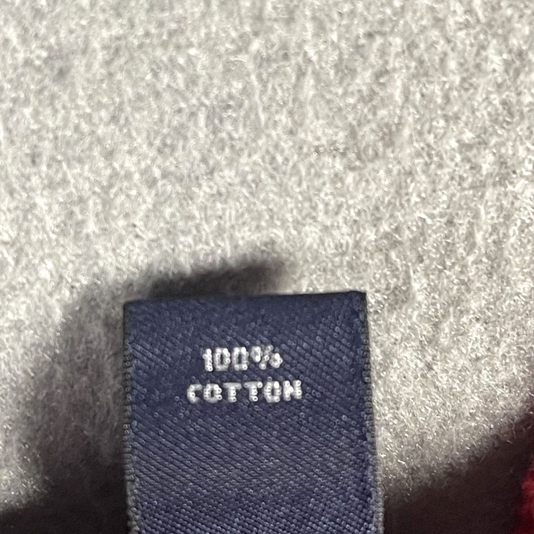 Lands' End Lands' End Pullover Sweater Large 42-44 Red 100% Cotton Thick Preppy Dad Men Size US L / EU 52-54 / 3 - 5 Thumbnail