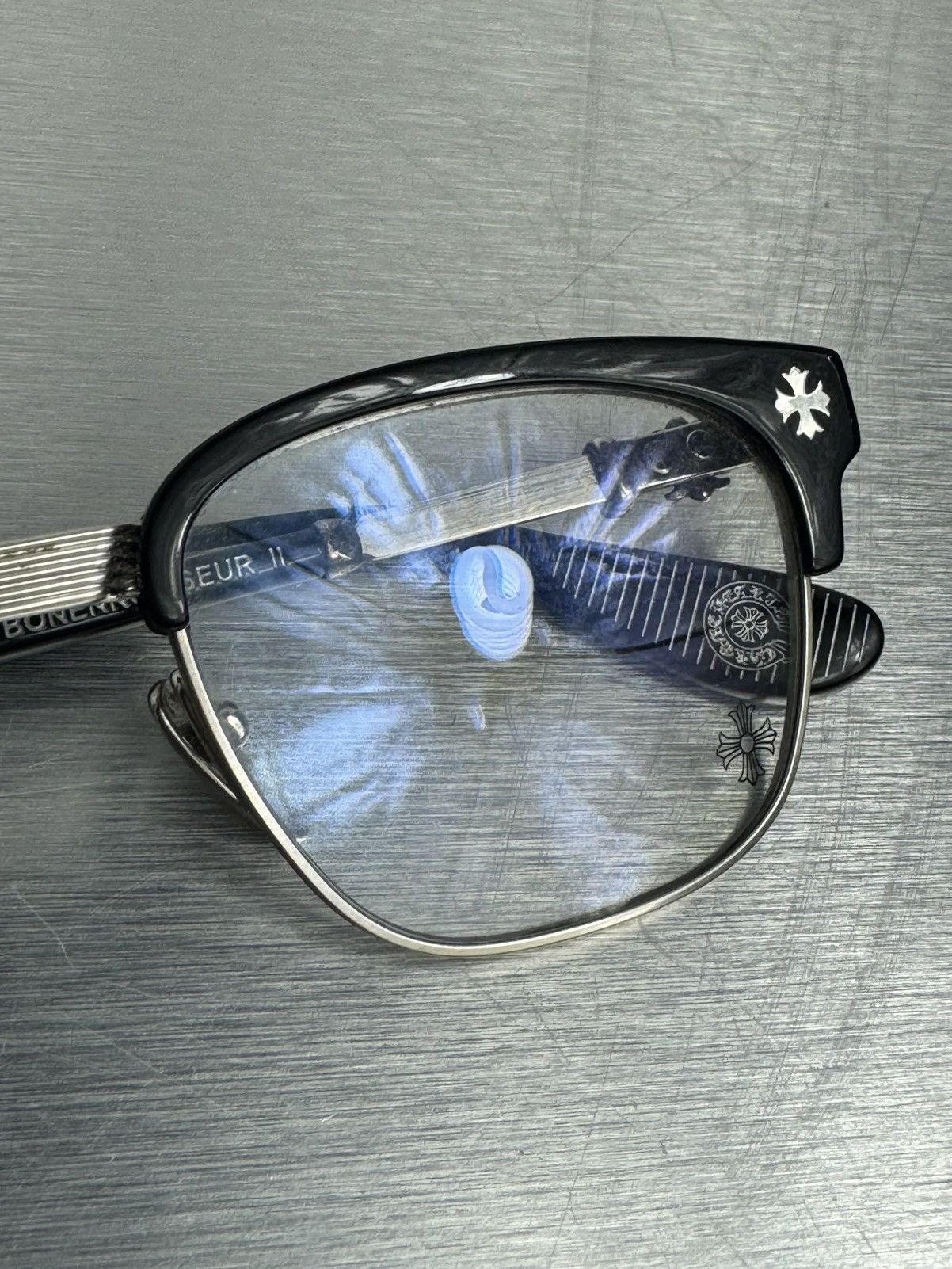 Chrome Hearts Chrome Hearts Bonennoisseur II Glasses Size ONE SIZE - 6 Thumbnail