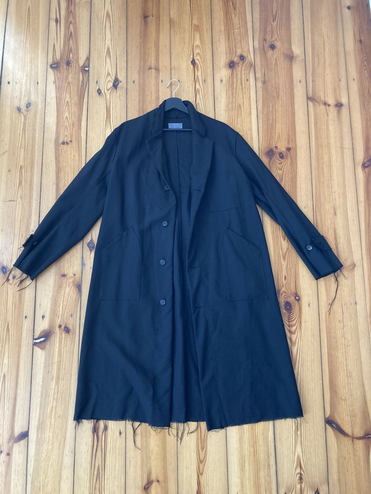 image of Elena Dawson Duster Coat in Black, Men's (Size Medium)