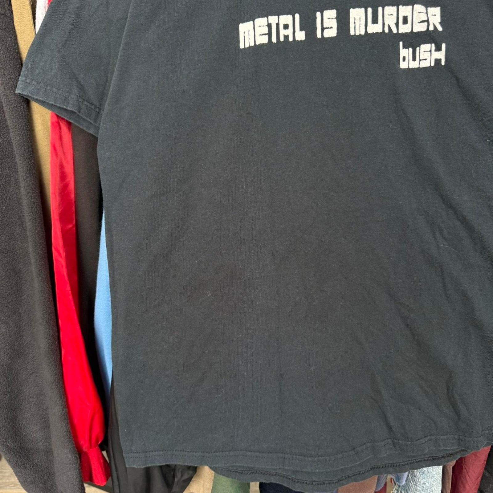 Other Vintage Y2K Bush Metal is Murder Band Tee Black Size US L / EU 52-54 / 3 - 4 Thumbnail