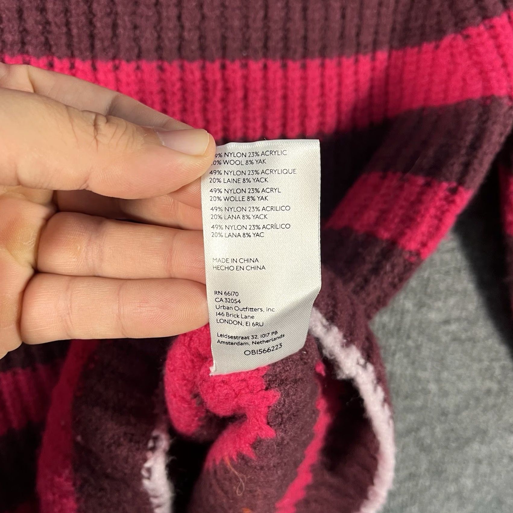 Anthropologie Maeve Anthropologie Womens Striped Turtleneck Sweater Pink Size Small Wool Size S / US 4 / IT 40 - 4 Thumbnail