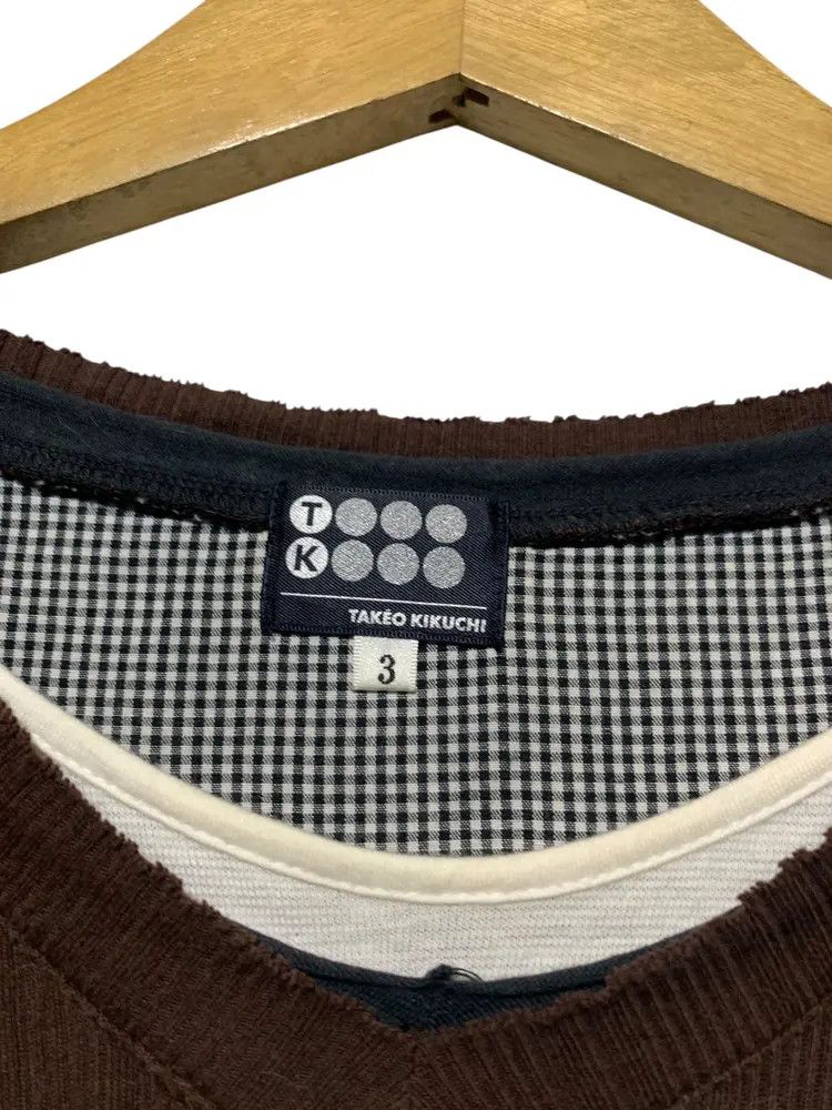 Takeo Kikuchi 2000s Takeo Kikuchi tripel layer collar thermal longsleeve Size US M / EU 48-50 / 2 - 11 Thumbnail