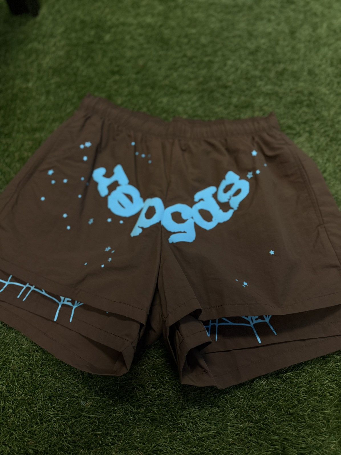 Sp5der Sp5der Double Layer Shorts Brown/Blue Size M (NEW) Size US 30 / EU 46 - 4 Thumbnail