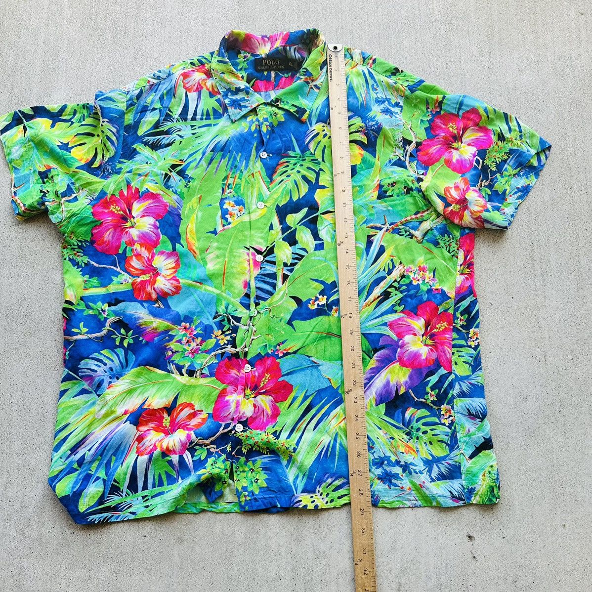 Polo Ralph Lauren Polo Ralph Lauren Hawaiian Shirt Men Size Xl 100% Viscose Size US XL / EU 56 / 4 - 6 Thumbnail