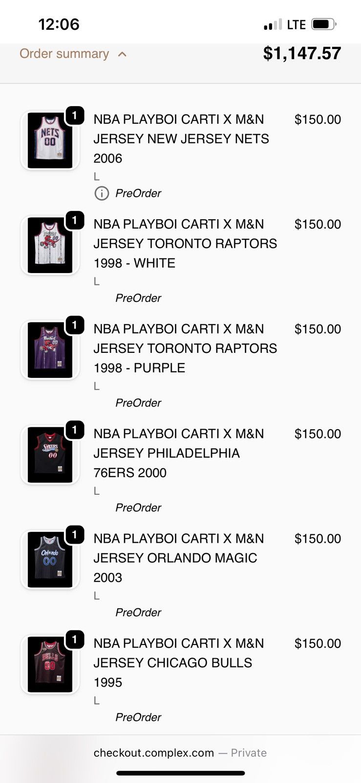 Mitchell & Ness Playboi Carti Mitchell & Ness Orlando Magic jersey large Size US L / EU 52-54 / 3 - 4 Thumbnail