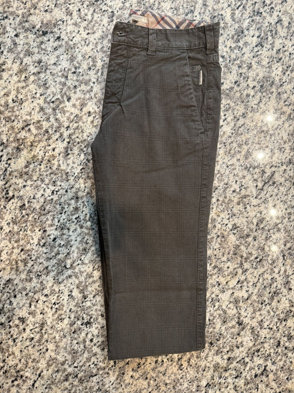 Burberry Vintage Burberry Classic Checkered Pant (Brown) Size US 32 / EU 48 - 3 Thumbnail