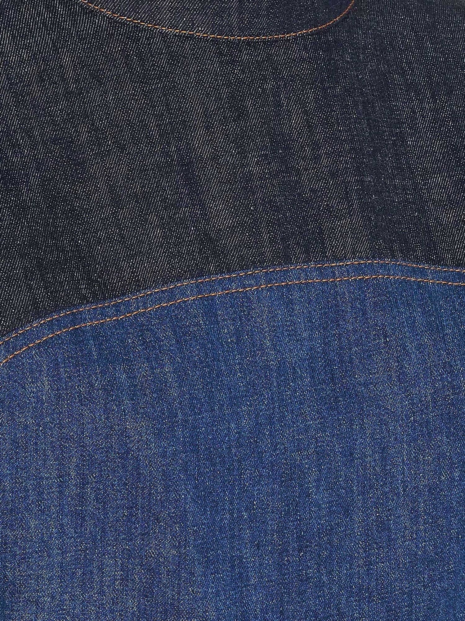 Fendi o1s1wg110825 Dress in Blue Size L / US 10 / IT 46 - 4 Thumbnail