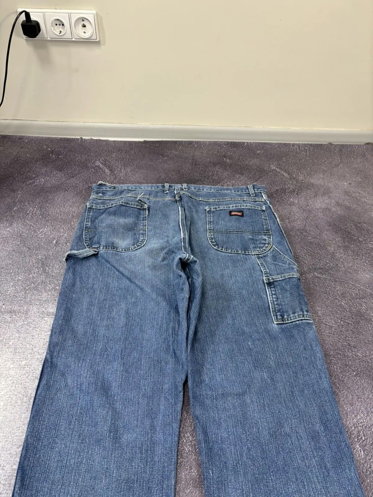 Dickies × Vintage Vintage Dickies American Faded Blue Denim Hype Baggy Jeans Size US 42 / EU 58 - 4 Thumbnail
