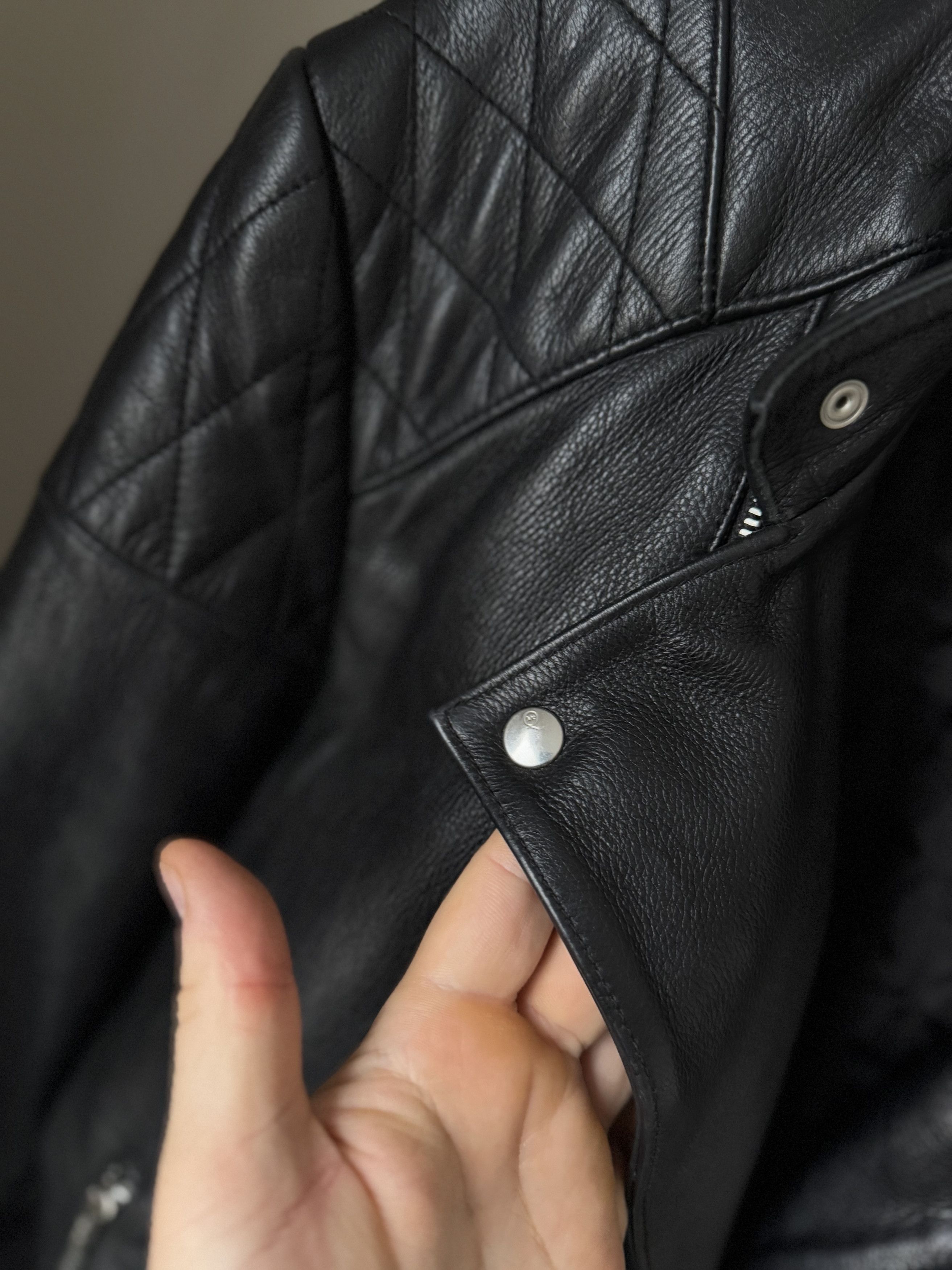 Alexander McQueen Alexander McQueen Leather Biker Jacket Size US M / EU 48-50 / 2 - 13 Thumbnail