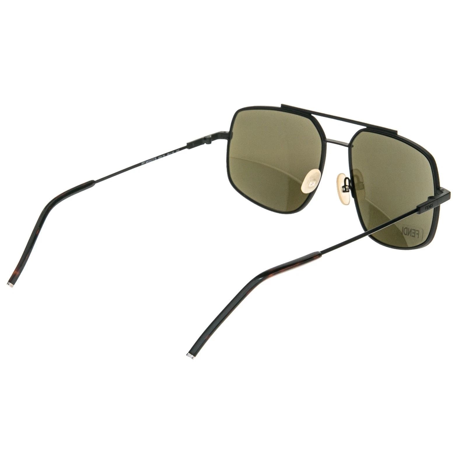 Fendi FENDI AIR FFM0007S 0007 Dark Brown Aviator Sunglasses Men Size ONE SIZE - 9 Thumbnail