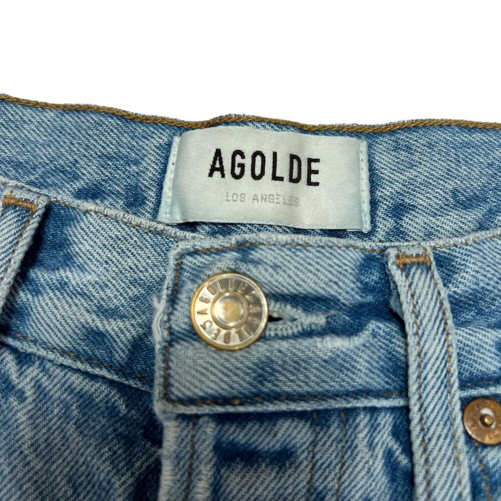 Agolde AGOLDE Riley High Rise Straight Crop Jeans WOMENS 25 USA Size 25" / US 0 / IT 36 - 10 Thumbnail