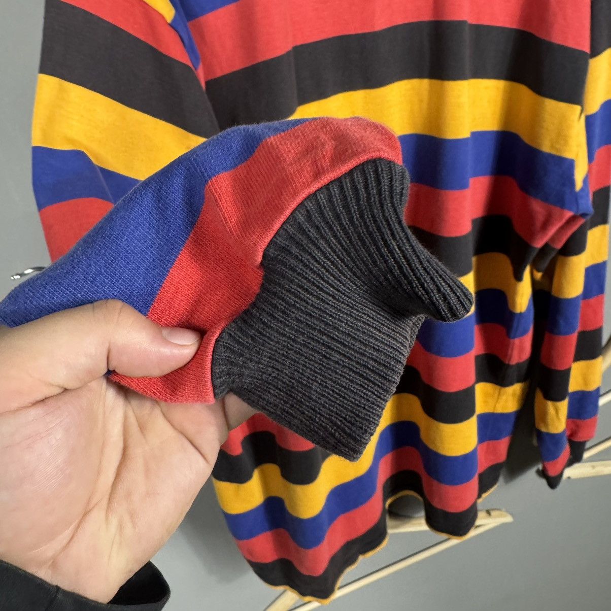 Cotton Traders Vintage 1989 Cotton Traders Rugby World Cup Long Sleeve Polo Size US L / EU 52-54 / 3 - 7 Thumbnail