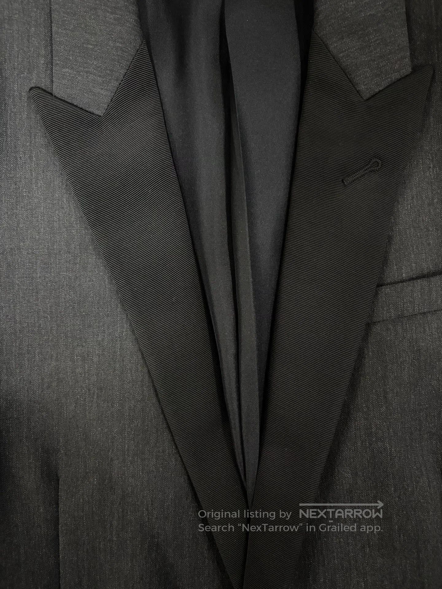 Saint Laurent Paris Saint Laurent Structured Dark Gray Blazer. Size US S / EU 44-46 / 1 - 6 Thumbnail