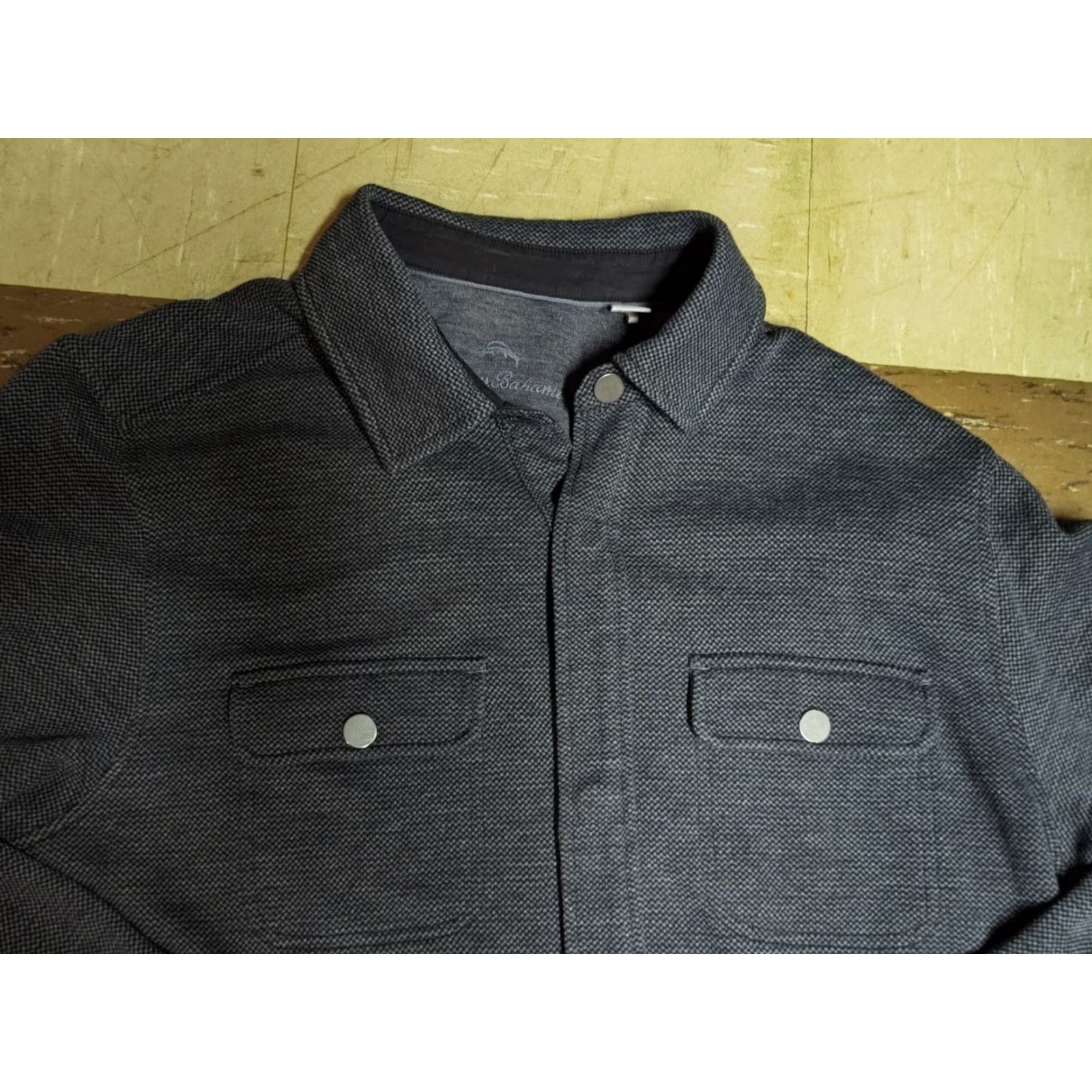 Tommy Bahama Tommy Bahama Men's Tofino Cpo Jacket Black XL EUC! (Regular) (Size XL) (Jacket) Size US XL / EU 56 / 4 - 3 Thumbnail