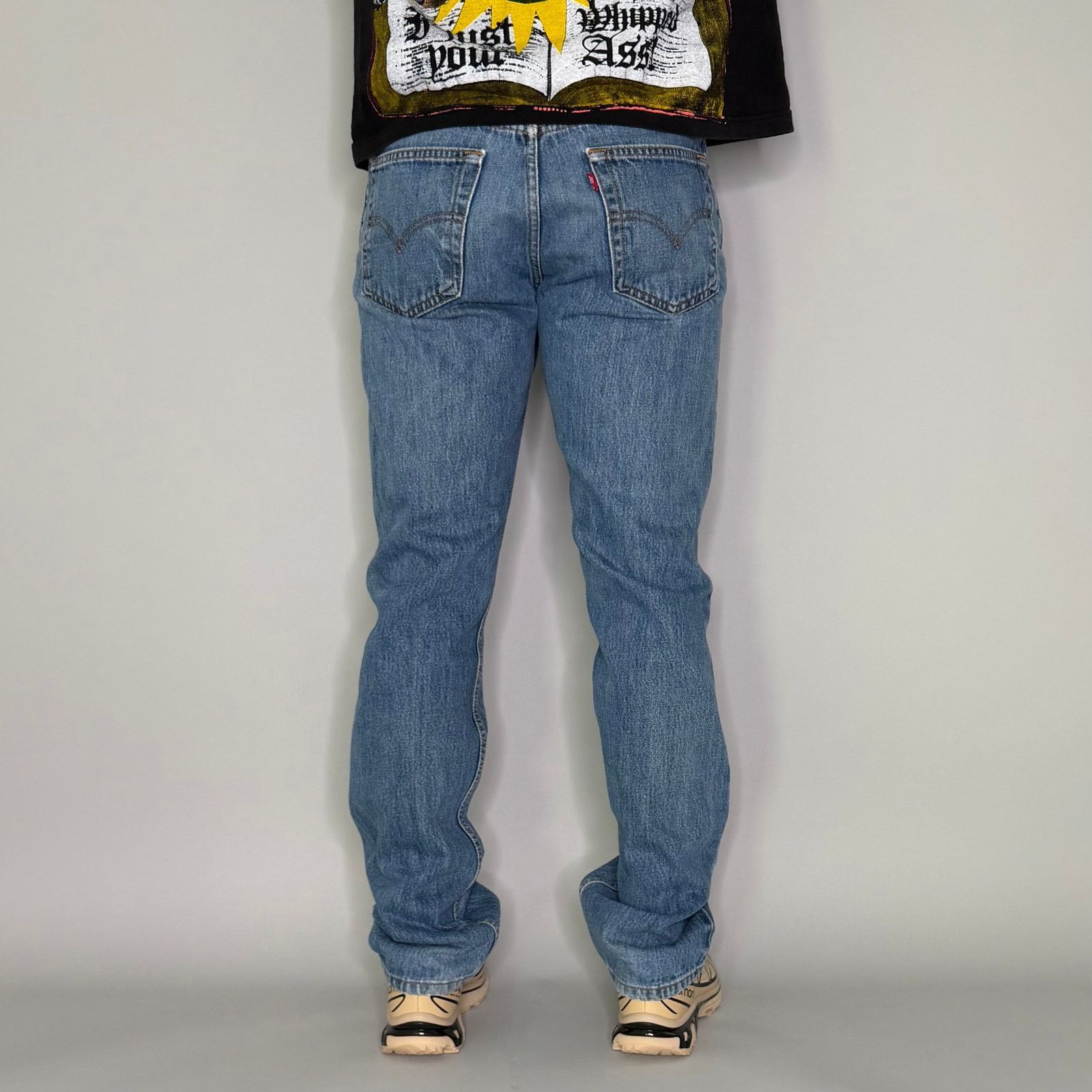 Levi's Vintage 90s Levi's 505 Jeans 33x34 Straight Leg Medium Wash Size US 33 - 4 Thumbnail