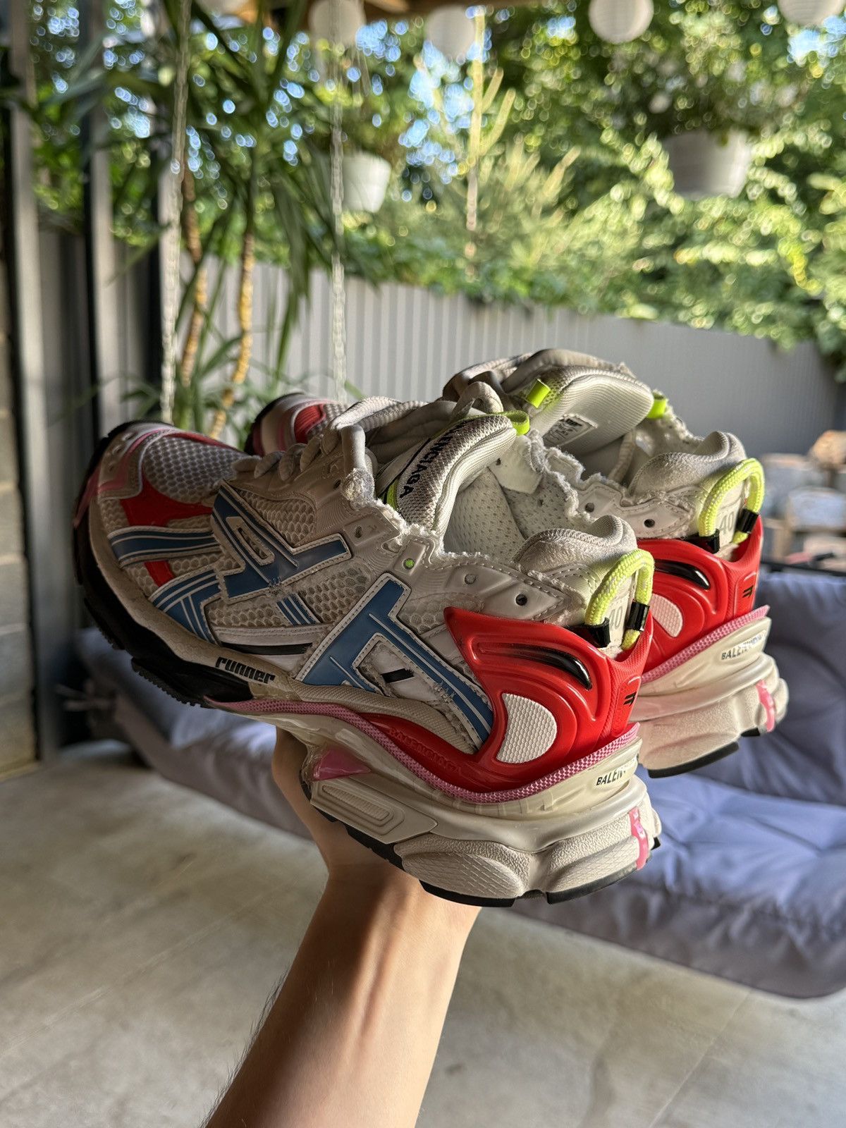 Balenciaga Balenciaga Runner Multicolour Size US 7 / EU 40 - 10 Thumbnail