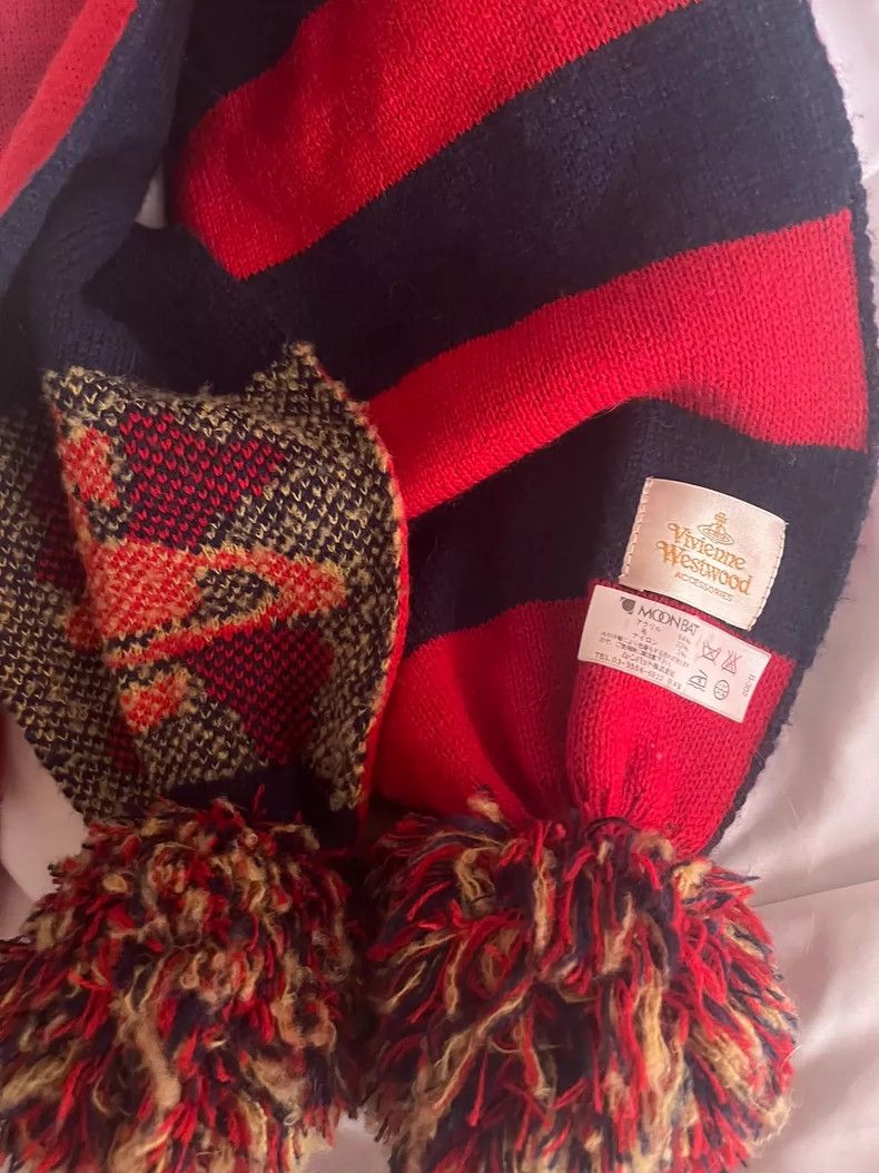 Vivienne Westwood Vivienne Westwood Saturn red hat scarf Size ONE SIZE - 7 Thumbnail