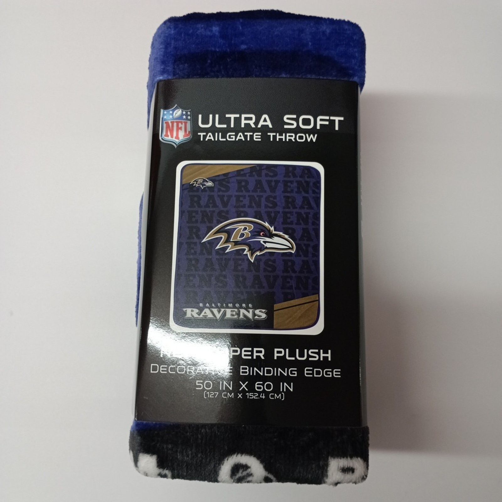 NFL Baltimore Ravens NFL 50" x 60" Plush Throw Blanket Purple Size ONE SIZE - 1 Thumbnail