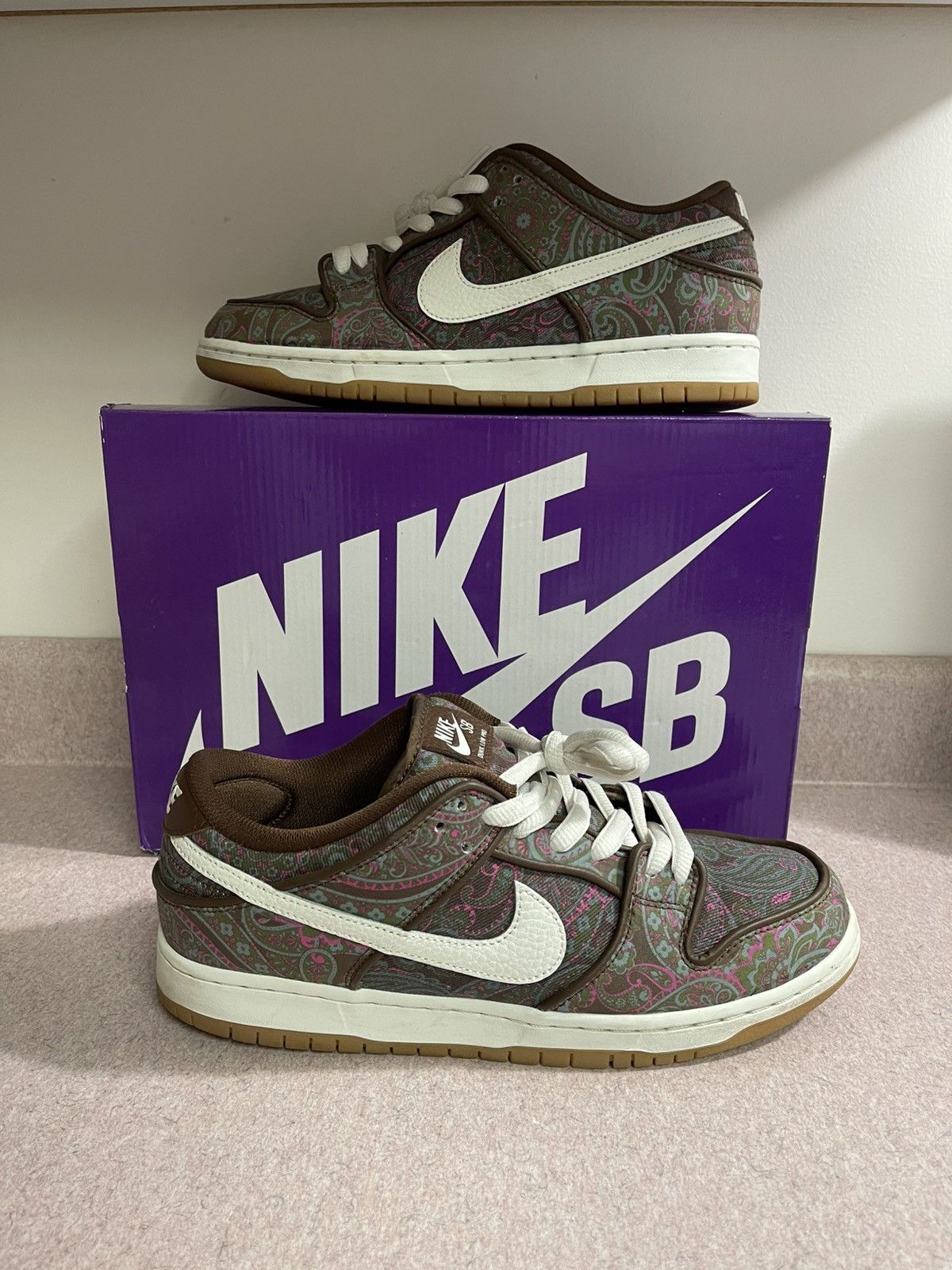 Nike × Nike SB Nike SB Dunk Low Pro Paisley Size US 9.5 / EU 42-43 - 1 Thumbnail