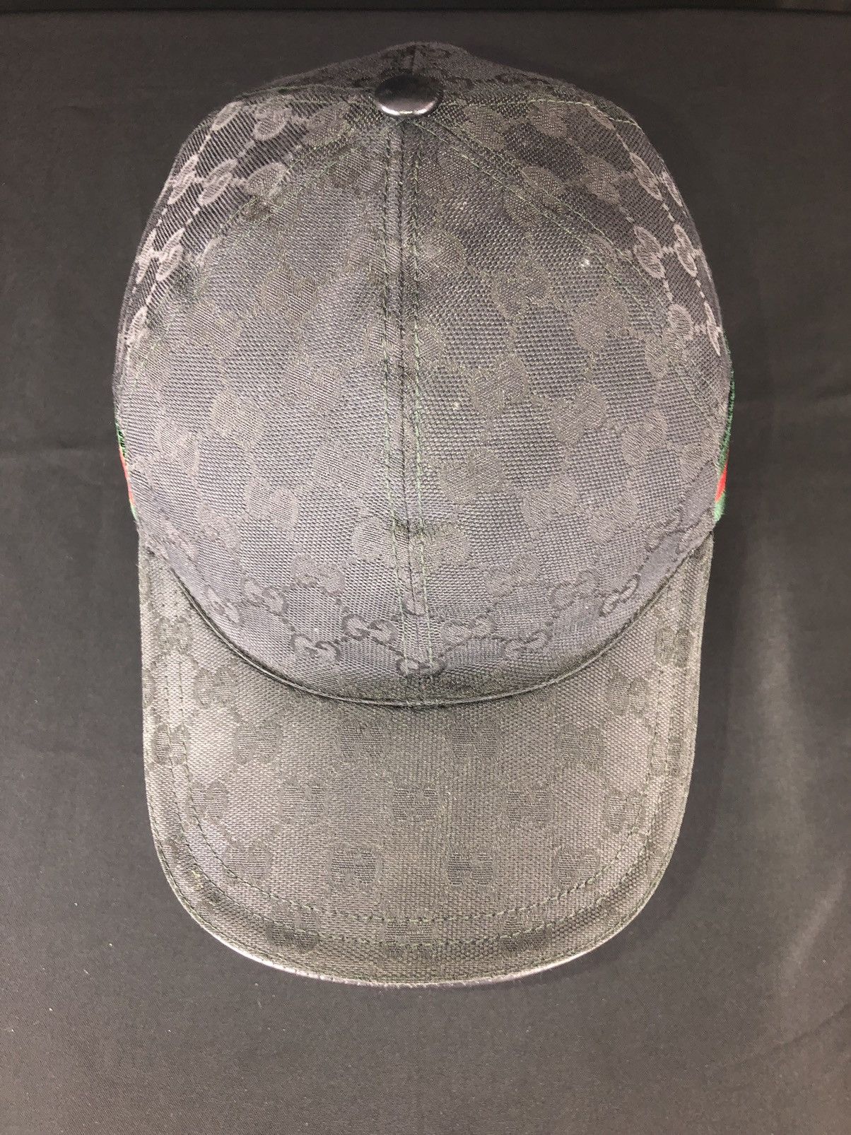 Gucci ORIGINAL GG CANVAS BASEBALL HAT WITH WEB Size ONE SIZE - 2 Thumbnail