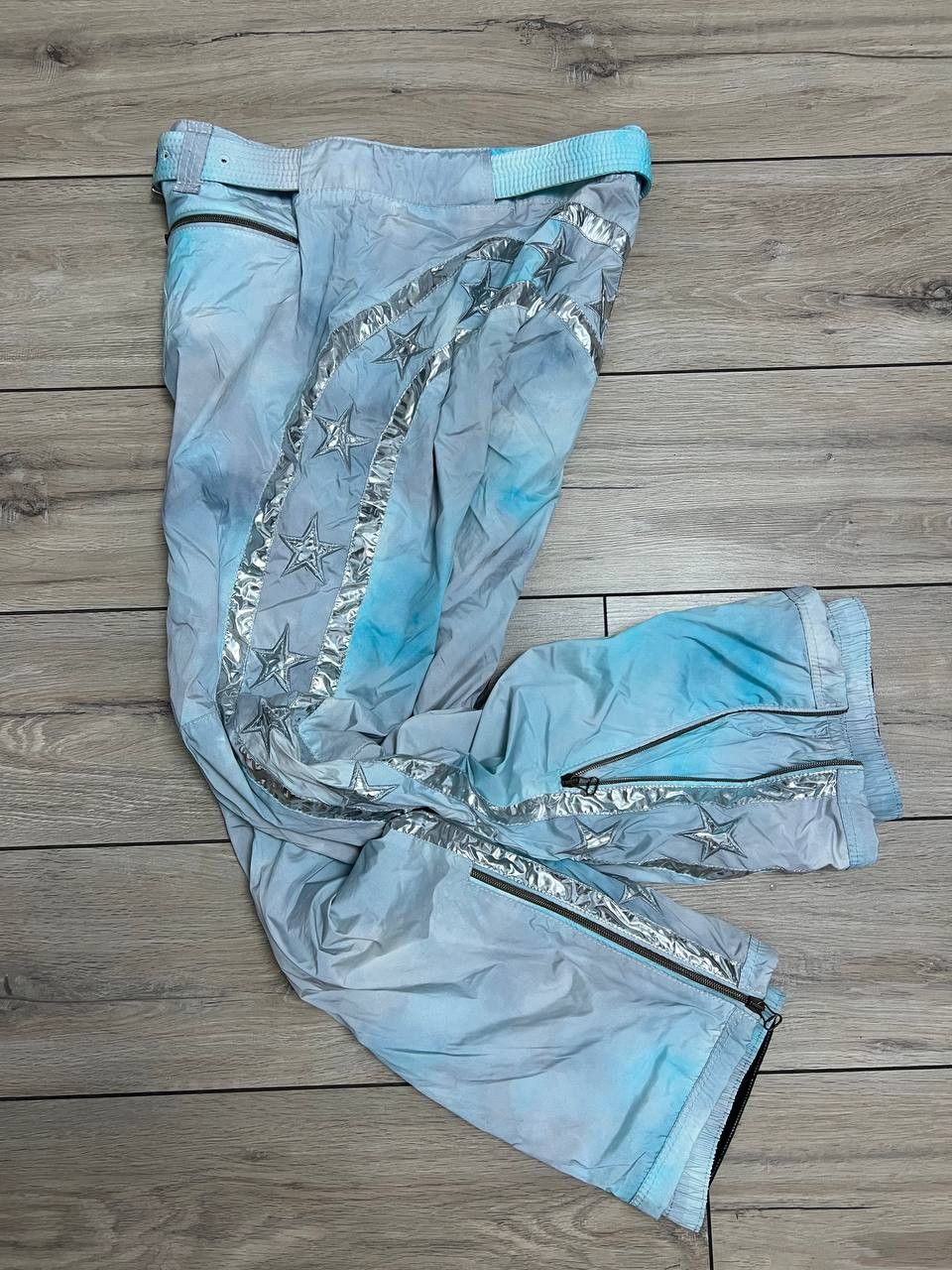 JET SET Jet Set Ski Snow Pants Metal Colour Stars Belted Size 2 / M Size 26" / US 2 / IT 38 - 6 Thumbnail
