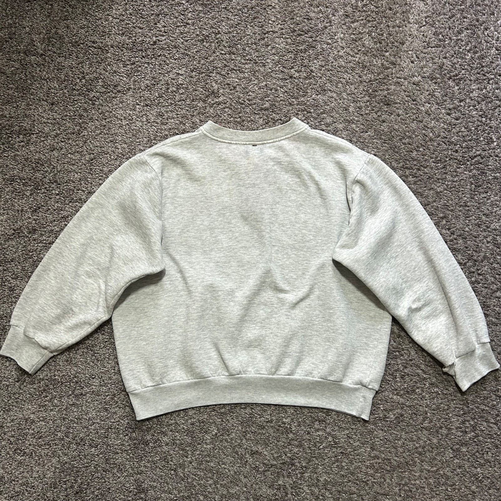 Vintage Vintage Thrashed Sweatshirt Henley Pullover Crewneck 80s 90s Size ONE SIZE - 8 Thumbnail
