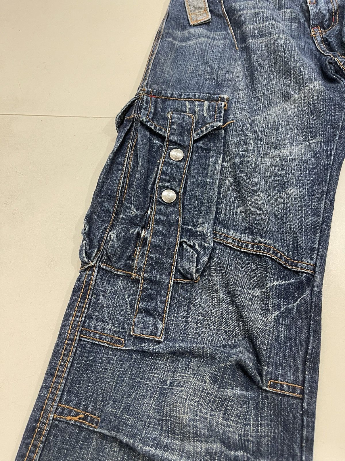 Japanese Brand 90’s GENERAL RESEARCH MULTIPOCKETS INSPIRED CARGO PANTS Size US 30 / EU 46 - 4 Thumbnail