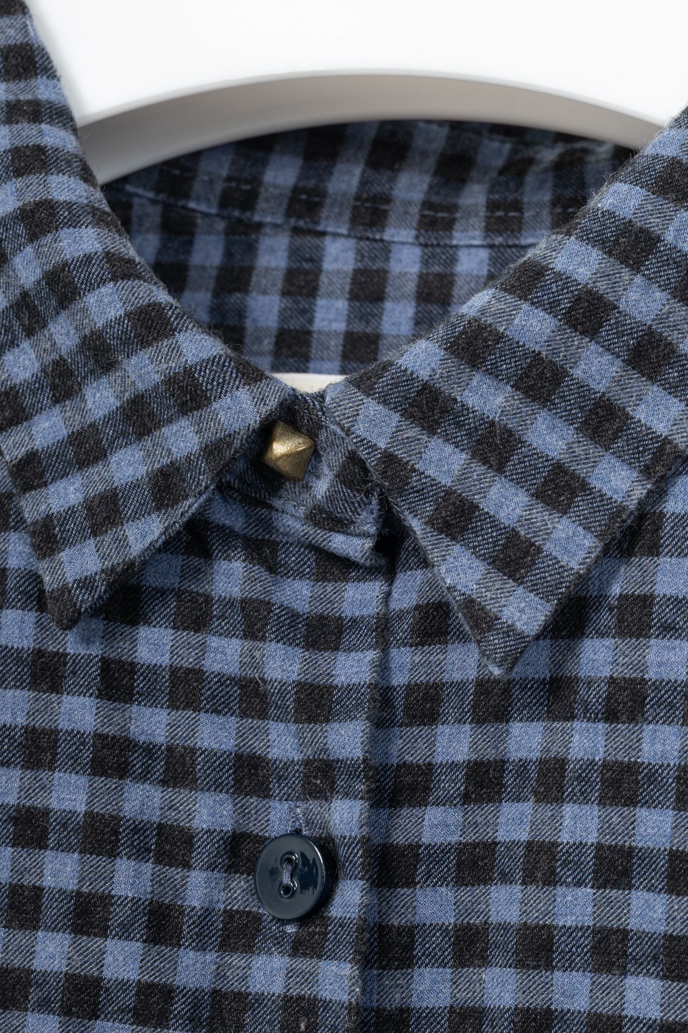 Paul Smith Paul by Paul Smith Blue Plaid Cotton-Flannel Buttoned Shirt Size S / US 4 / IT 40 - 8 Thumbnail