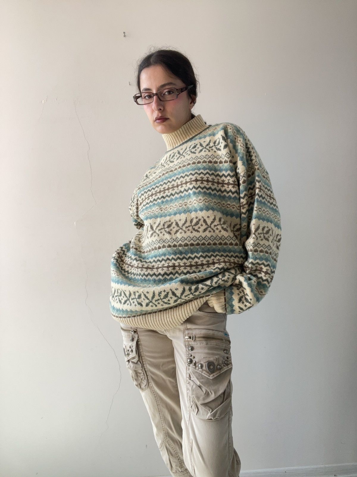 Vintage Vintage jumper Size US L / EU 52-54 / 3 - 1 Thumbnail