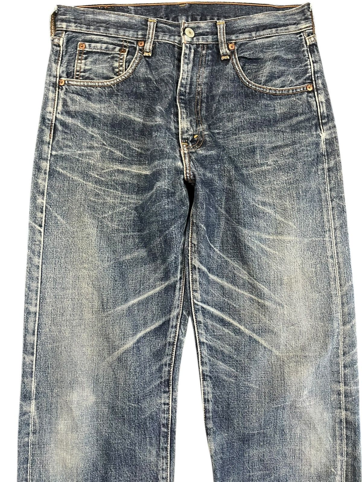 Levi's Vintage Levi’s 502 Big E Selvedge Denim Size US 31 - 3 Thumbnail