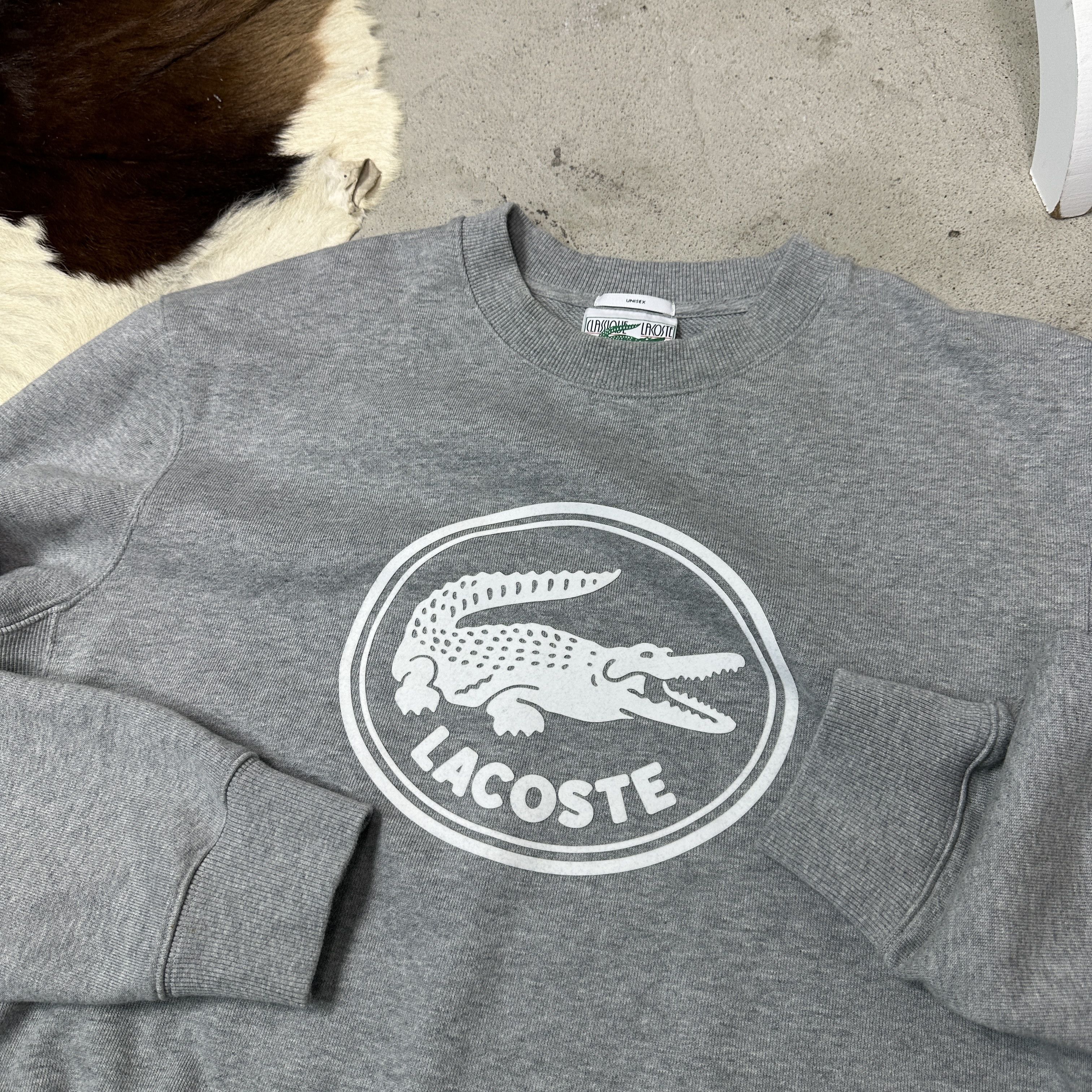 Lacoste Vintage Streetwear Sporty Lacoste Classique Sweatshirt Y2K Size US L / EU 52-54 / 3 - 2 Thumbnail