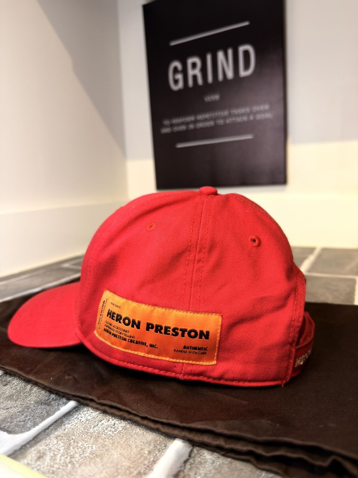 Heron Preston Heron Preston ‘Ctnmb’ Red Sports Cap Size ONE SIZE - 2 Thumbnail
