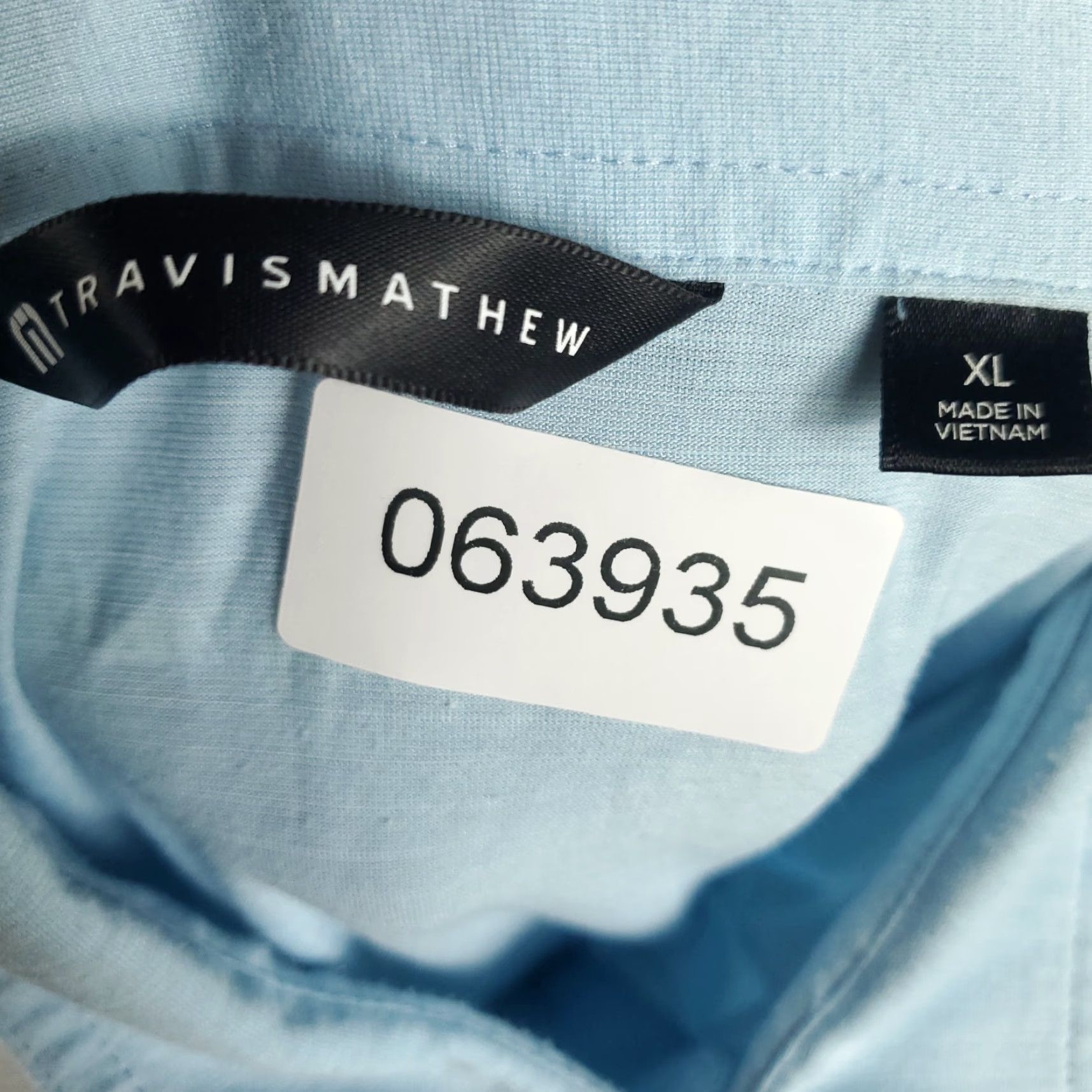 TravisMathew Travis Mathew Polo Shirt Mens XL Size Blue Casual Short Sleeve Size US XL / EU 56 / 4 - 7 Thumbnail