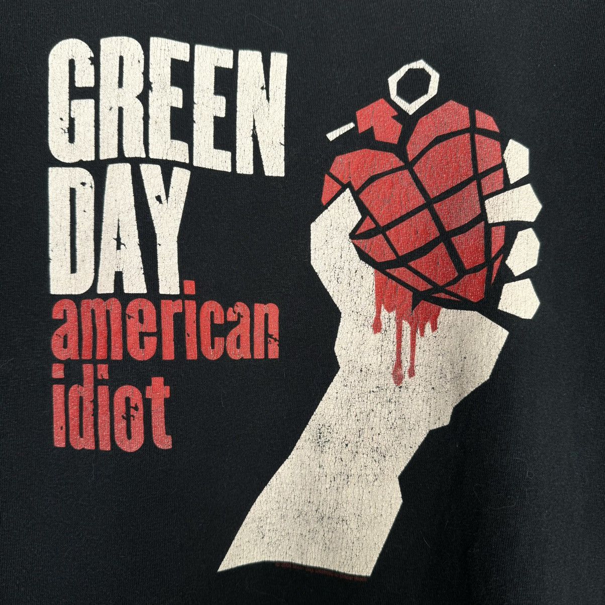 Band Tees Vintage 2004 Green Day American Idiot Promo Euro T Shirt Size US L / EU 52-54 / 3 - 4 Thumbnail