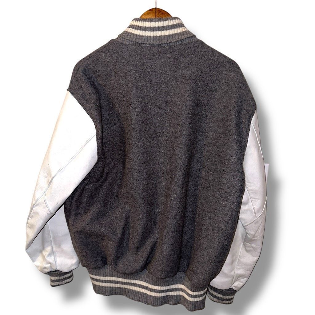 Delong DeLONG Leather & Wool Made in USA Varsity Jacket Sz XL Size US XL / EU 56 / 4 - 10 Thumbnail