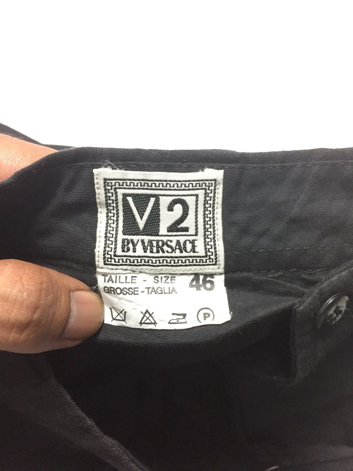 Versace Versace v2 linen slack pants waist 29 Size US 29 - 4 Thumbnail