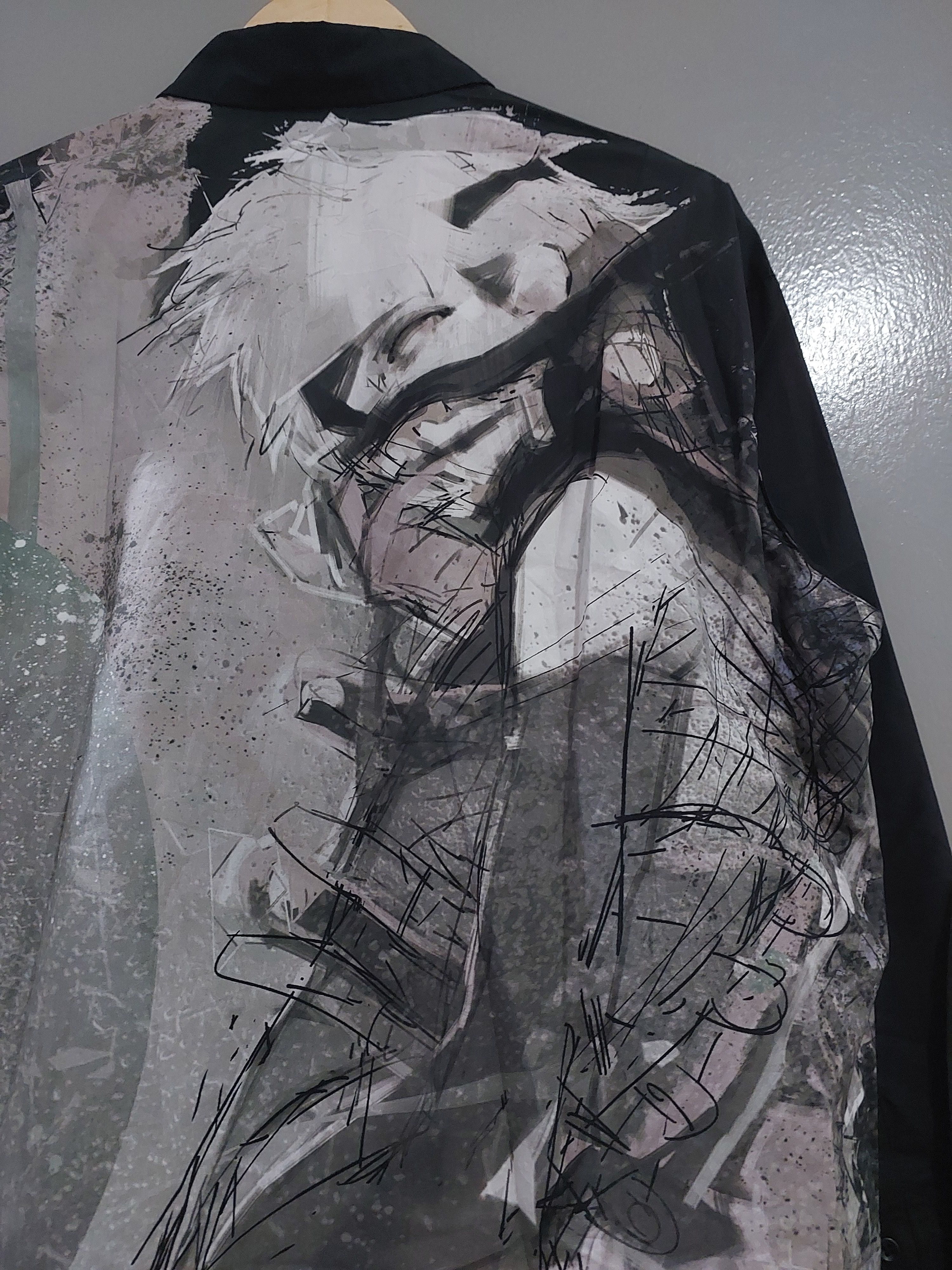Anime VERY RARE TOKYO GHOUL FULL PRINT LONG SLEEVE SHIRT Size US M / EU 48-50 / 2 - 10 Thumbnail