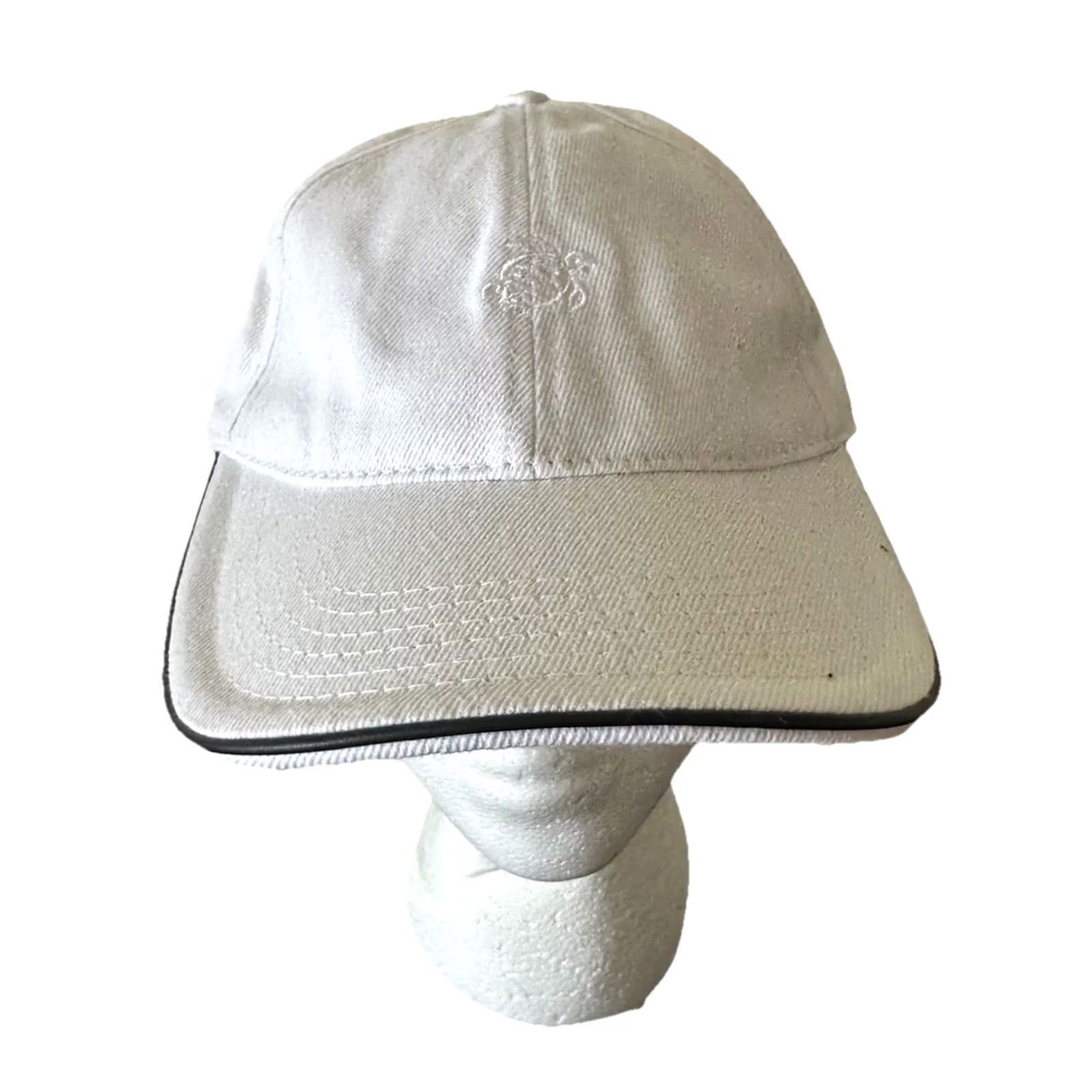 Vilebrequin Vilebrequin Baseball Hat Cap Strap Back Men One Size White Turtle Logo Beach New Size ONE SIZE - 2 Thumbnail