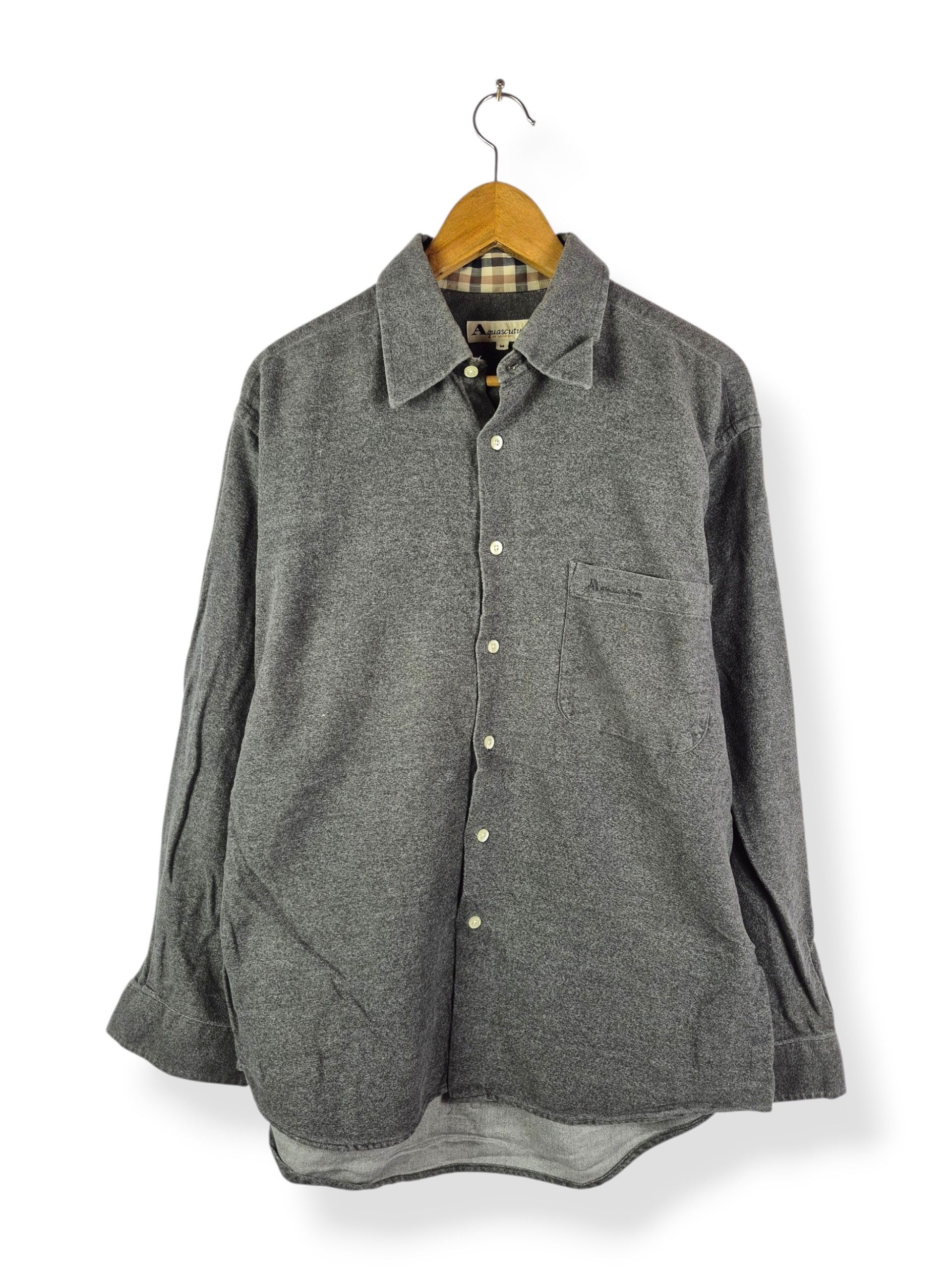 Aquascutum 🔥 Aquascutum London Button Ups Casual Football Hooligan Size US M / EU 48-50 / 2 - 1 Thumbnail
