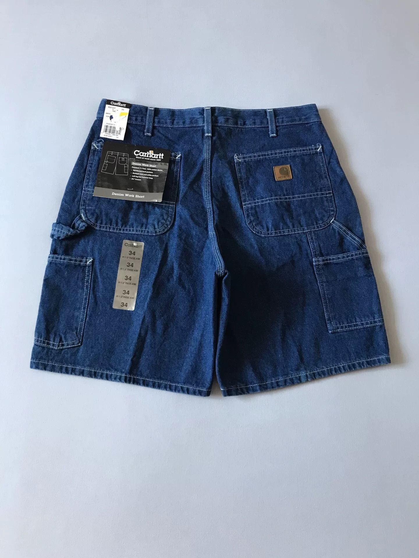 Carhartt Carhartt B28 DST Denim Work Shorts Size US 34 / EU 50 - 1 Thumbnail