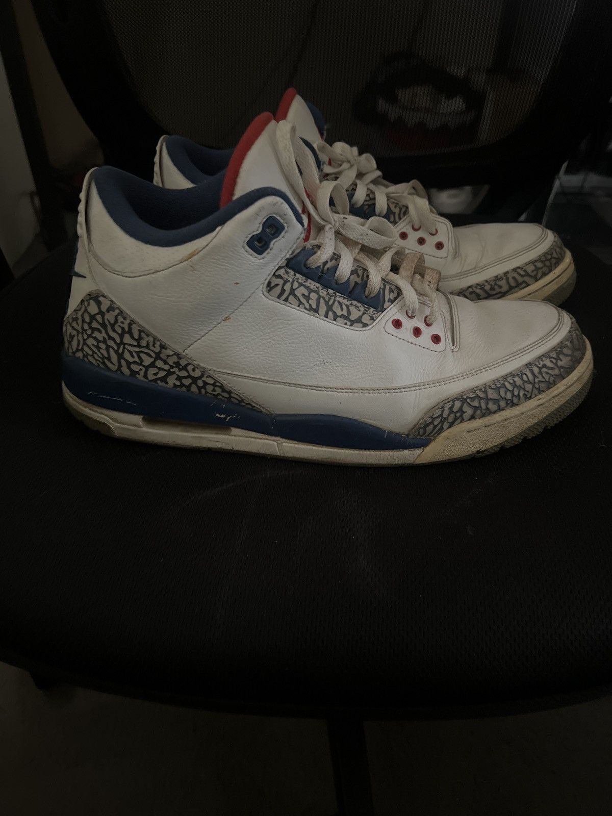 Jordan Brand True Blue 3s 2016 Size US 13 / EU 46 - 3 Thumbnail
