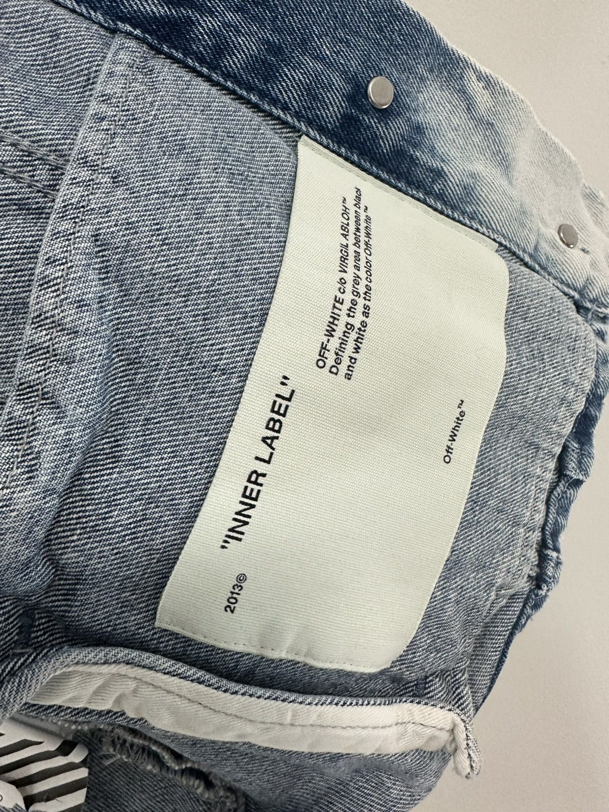 Off-White OFF WHITE DENIM JACKET Rare Size M / US 6-8 / IT 42-44 - 9 Thumbnail