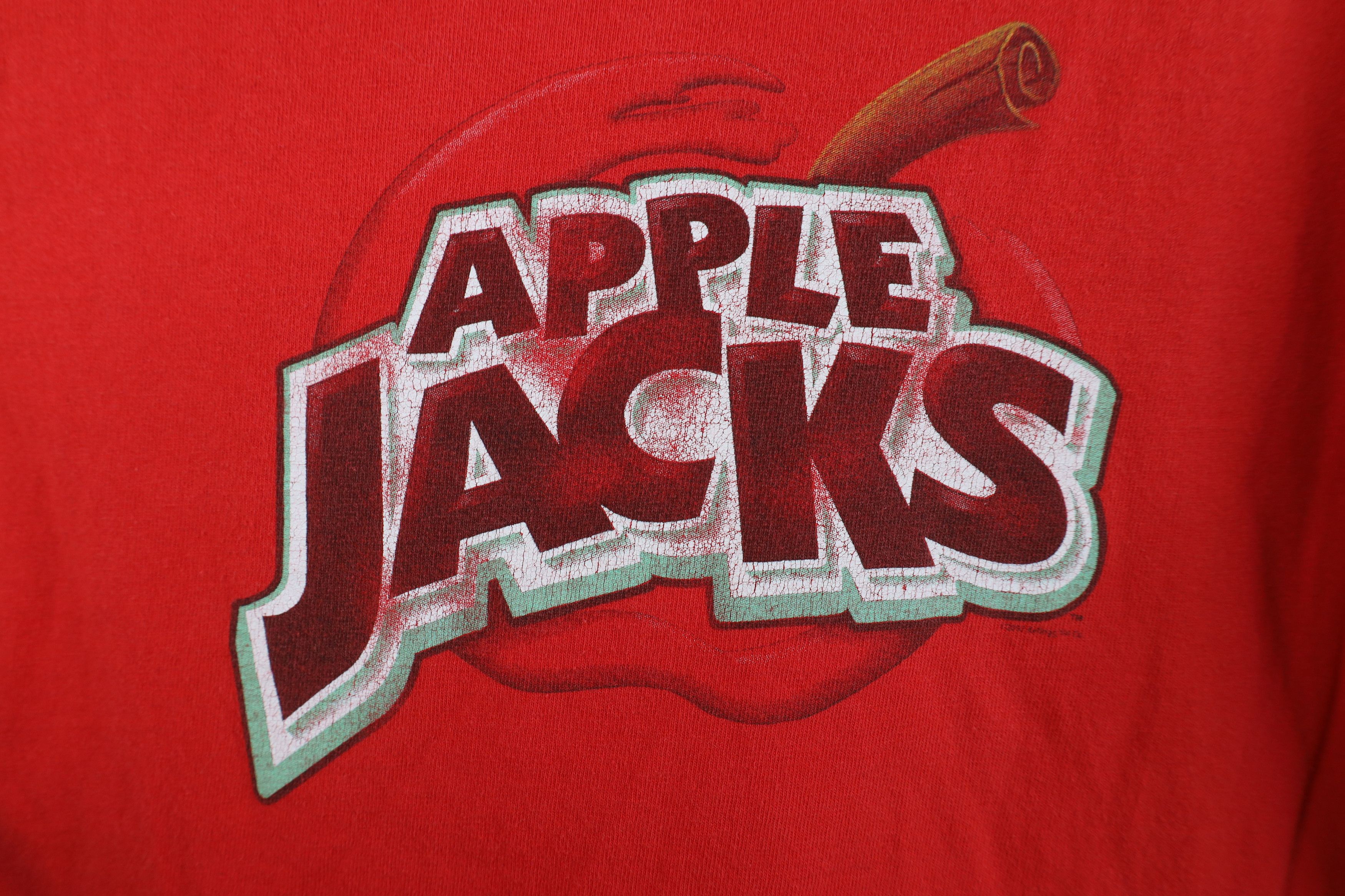 Vintage Vintage Y2K Kelloggs Cereal Apple Jacks T-Shirt Red Size US S / EU 44-46 / 1 - 4 Thumbnail